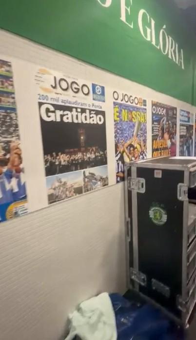 华体会官网-葡体不满波尔图在客队更衣室贴夺冠海报挑衅,波尔图:早就贴那了